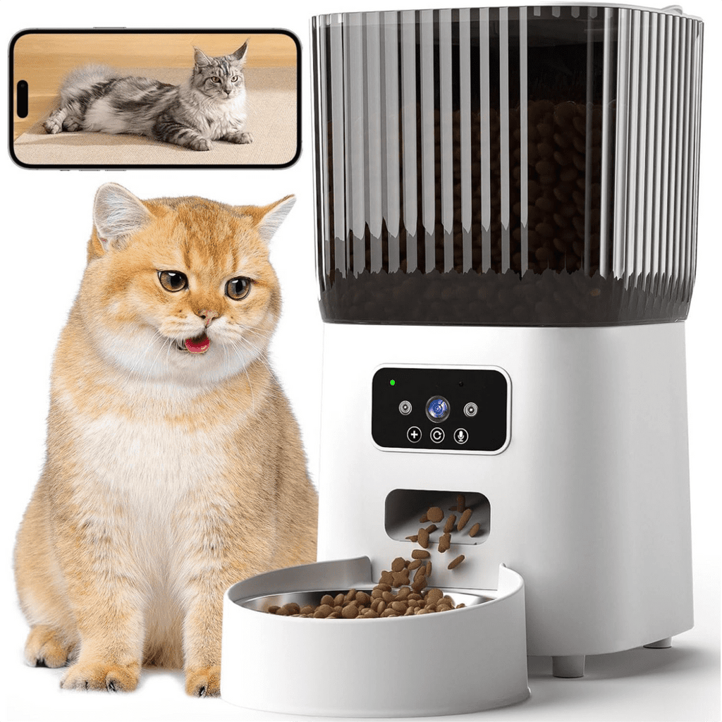 Smart Automatic Pet Feeder with HD Camera