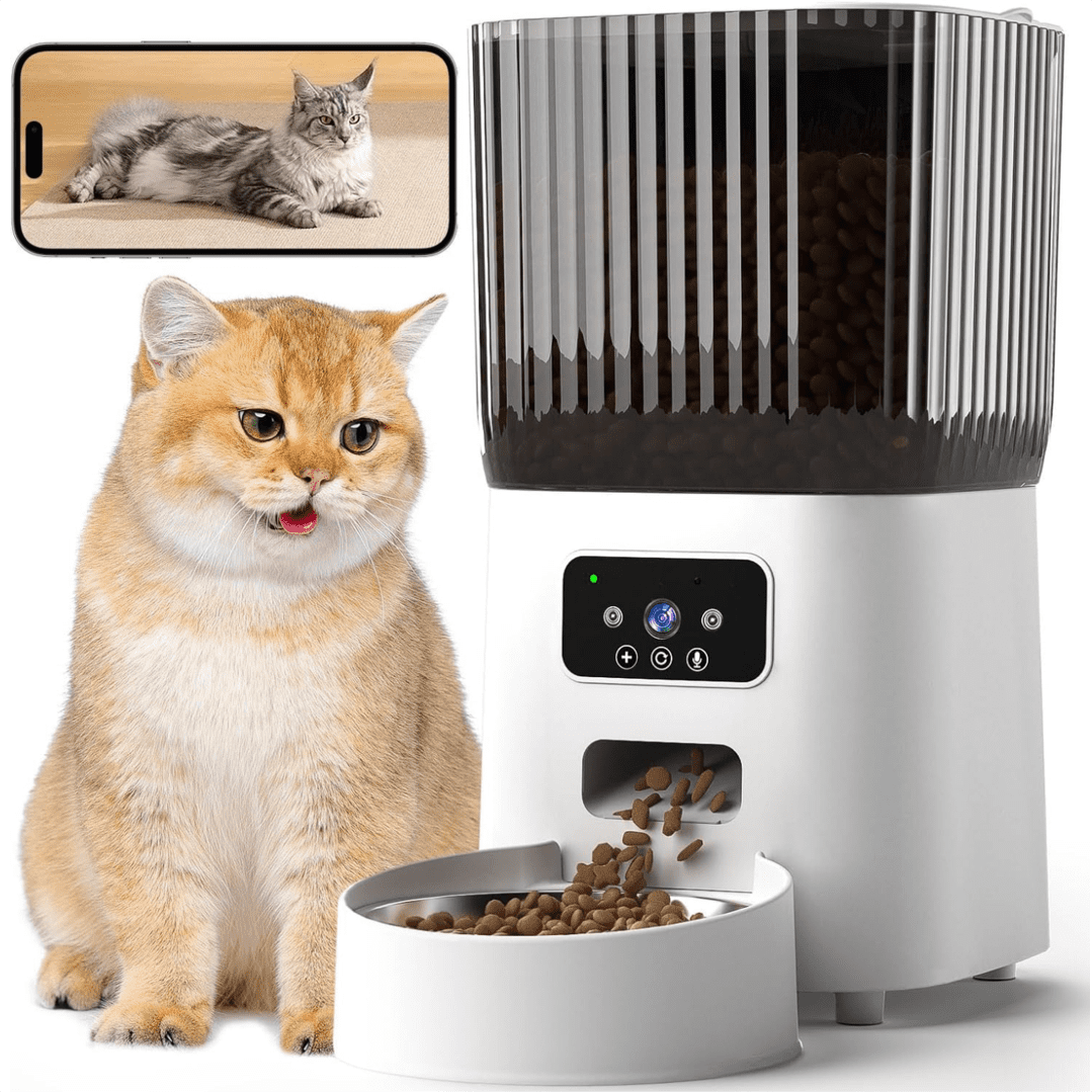 Smart Automatic Pet Feeder with HD Camera