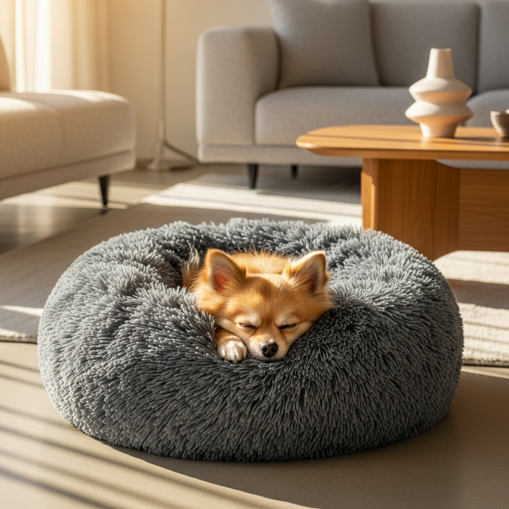 Calming Donut Pet Bed