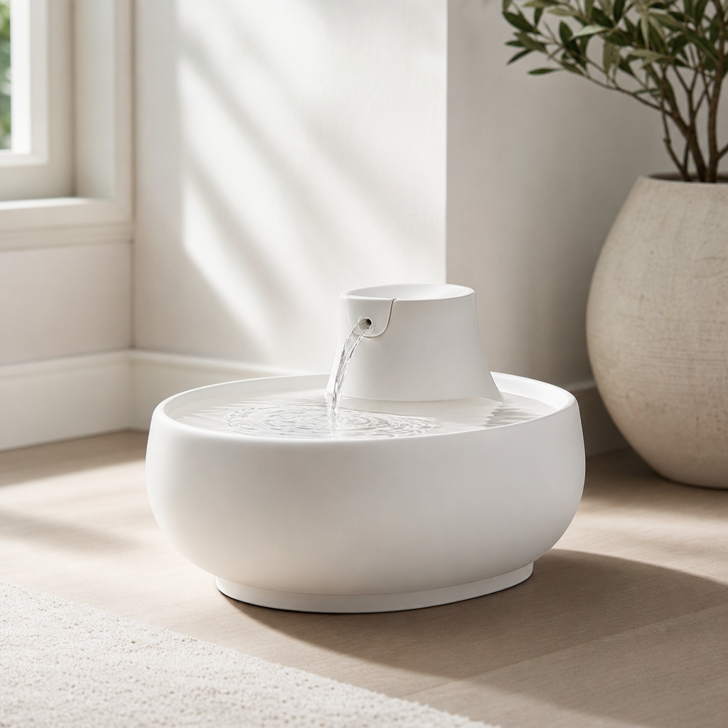 Silent-Flow Cat Water Fountain